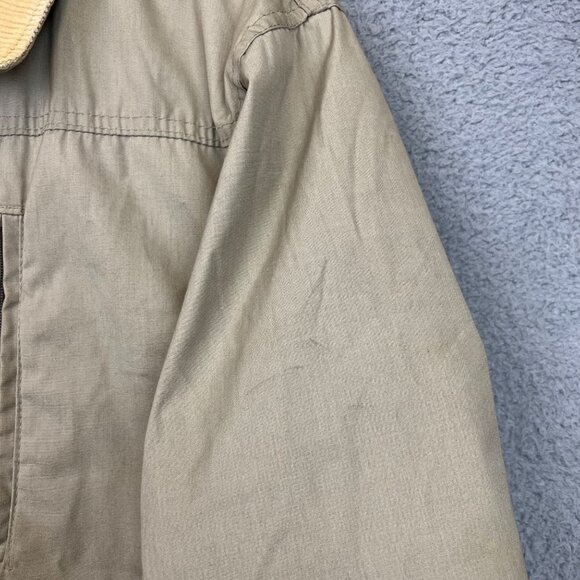 Vintage EDDIE BAUER Men XL Barn Coat Corduroy Collar Chore Jacket USA MADE - Picture 6 of 10